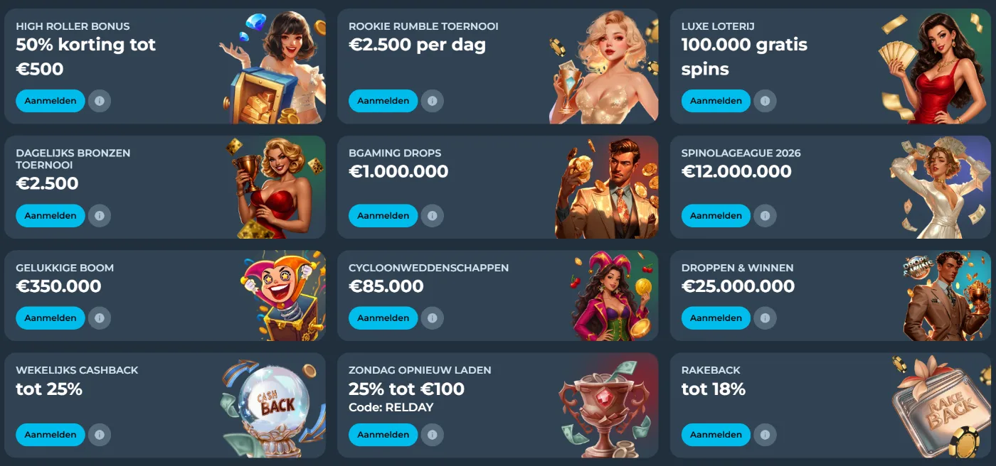 Gigaspinz Promoties